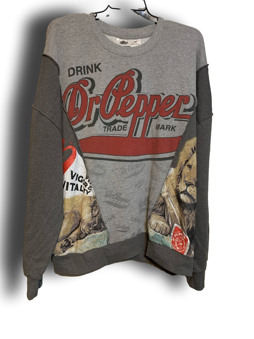 Dr.Pepper Graphic unisex oversized sweatshirt size 2XL